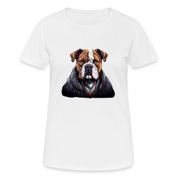 American Bulldog en chemises streetwear cool - T-shirt respirant Femme - blanc - Devant - AI Model Female 172 dark (172cm)