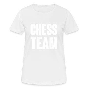 Chess Team - Women's Breathable T-Shirt - white - Front - AI Model Female 172 dark (172cm)