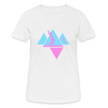 Unicycle UNICYCLE-Fille Unicycle StreetArt - T-shirt respirant Femme - blanc - Devant - AI Model Female 172 dark (172cm)