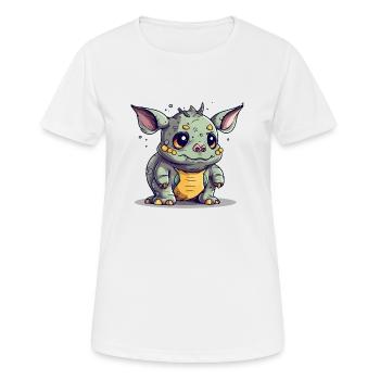 Urko the streum - Women's Breathable T-Shirt - white - Front - AI Model Female 172 dark (172cm)