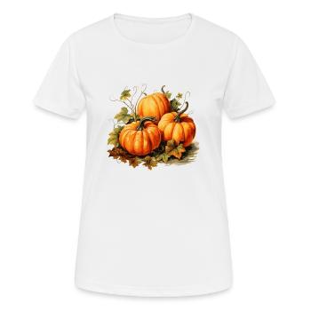 Gourdes - T-shirt respirant Femme - blanc - Devant - AI Model Female 172 dark (172cm)