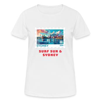 Sydney - Women's Breathable T-Shirt - white - Front - AI Model Female 172 dark (172cm)