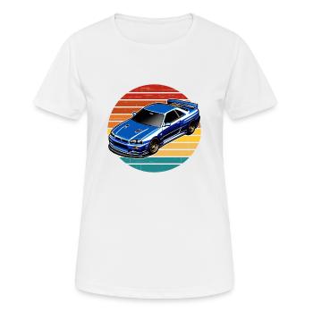 Jdm / Tuning / Turbocharger / Rims / Chiptuning - Women's Breathable T-Shirt - white - Front - AI Model Female 172 dark (172cm)