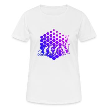 Paddle Paddle Tennis Paddle Tennis Sports de raquette - T-shirt respirant Femme - blanc - Devant - AI Model Female 172 dark (172cm)