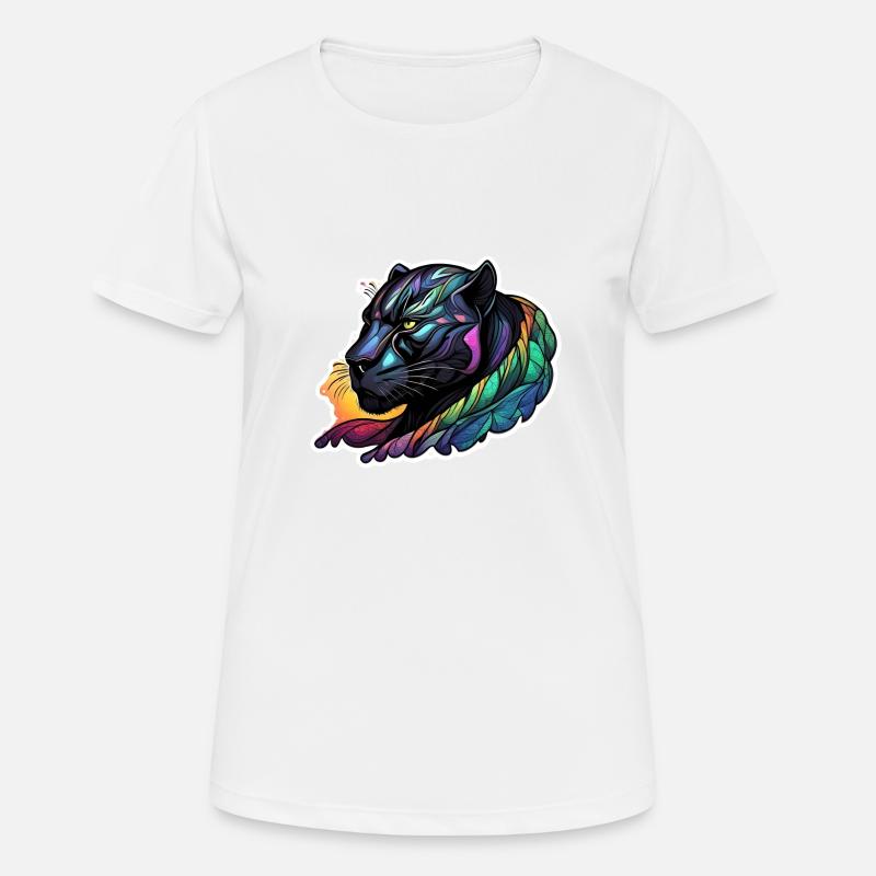 Panther - Women's Breathable T-Shirt - white