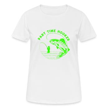 Fisch Angeln See Meer Angeln Fauna Exotisch - Frauen T-Shirt atmungsaktiv - Weiß - Vorne - AI Model Female 172 dark (172cm)