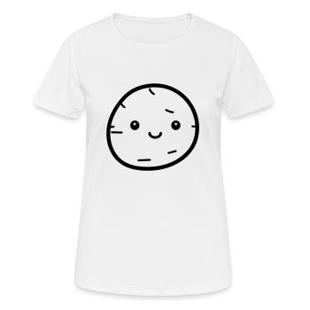 Kartoffel - Frauen T-Shirt atmungsaktiv - Weiß - Vorne - AI Model Female 172 dark (172cm)