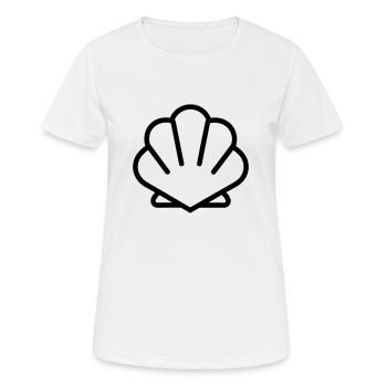 Shell - Women's Breathable T-Shirt - white - Front - AI Model Female 172 dark (172cm)