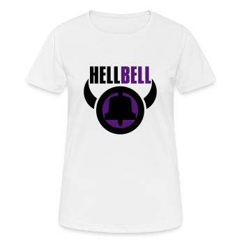 hellbell höllen glocke - Frauen T-Shirt atmungsaktiv - Weiß - Vorne - AI Model Female 172 dark (172cm)