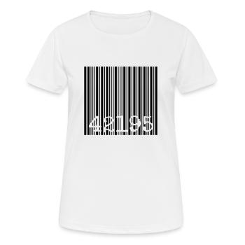 marathon - T-shirt respirant Femme - blanc - Devant - AI Model Female 172 dark (172cm)