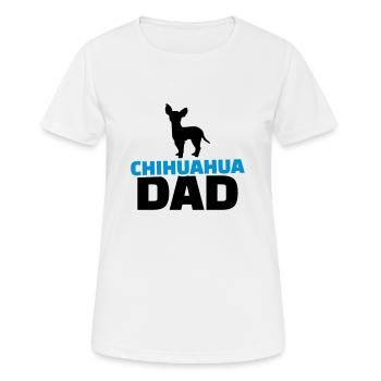 Chihuahua - Frauen T-Shirt atmungsaktiv - Weiß - Vorne - AI Model Female 172 dark (172cm)