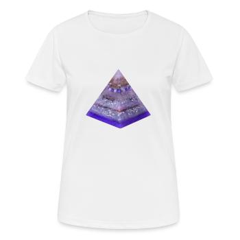 Wunscherfüllung Pyramide - Frauen T-Shirt atmungsaktiv - Weiß - Vorne - AI Model Female 172 dark (172cm)