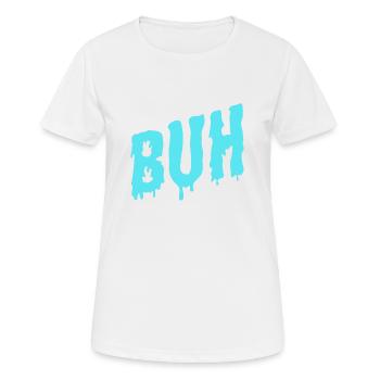 Un boo liquide bleu pour Halloween - T-shirt respirant Femme - blanc - Devant - AI Model Female 172 dark (172cm)
