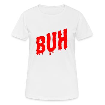 Un boo liquide rouge pour Halloween - T-shirt respirant Femme - blanc - Devant - AI Model Female 172 dark (172cm)
