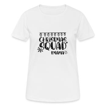 Christmas Squad - Most Likely - Funny Christmas - Women's Breathable T-Shirt - white - Front - AI Model Female 172 dark (172cm)