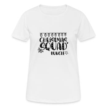 Christmas Squad - Most Likely - Funny Christmas - Women's Breathable T-Shirt - white - Front - AI Model Female 172 dark (172cm)