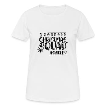 Christmas Squad - Most Likely - Funny Christmas - Women's Breathable T-Shirt - white - Front - AI Model Female 172 dark (172cm)