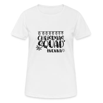 Christmas Squad - Most Likely - Funny Christmas - Women's Breathable T-Shirt - white - Front - AI Model Female 172 dark (172cm)