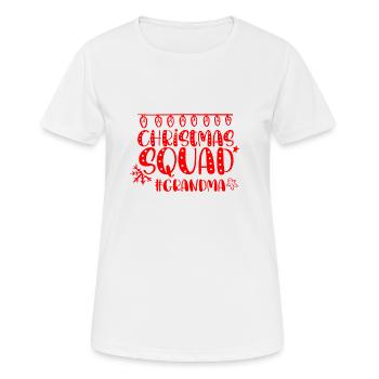 Équipe de Noël - Très probablement - Drôle de Noël - T-shirt respirant Femme - blanc - Devant - AI Model Female 172 dark (172cm)