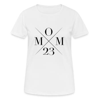 MOM 2023 expectant mother family parents - Women's Breathable T-Shirt - white - Front - AI Model Female 172 dark (172cm)