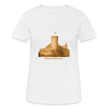 Biedenkopf Castle Hessen Castle Landmark - Women's Breathable T-Shirt - white - Front - AI Model Female 172 dark (172cm)