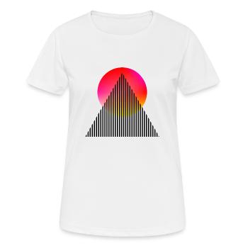 Triangle - T-shirt respirant Femme - blanc - Devant - AI Model Female 172 dark (172cm)
