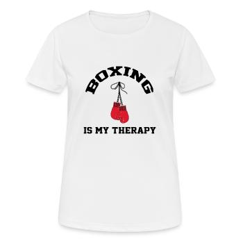 Ich kann keinen BOX-BESTSELLER 🌟🌟 haben - Frauen T-Shirt atmungsaktiv - Weiß - Vorne - AI Model Female 172 dark (172cm)