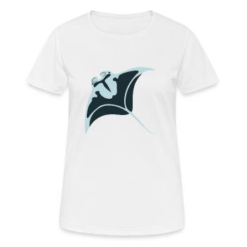 Meerestiere - Frauen T-Shirt atmungsaktiv - Weiß - Vorne - AI Model Female 172 dark (172cm)