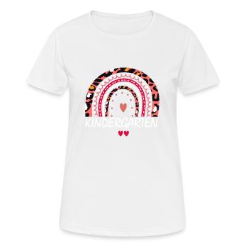 Cadeau de l’escouade de maternelle Boho - T-shirt respirant Femme - blanc - Devant - AI Model Female 172 dark (172cm)
