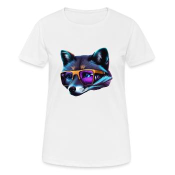 Cooler Fuchs - Frauen T-Shirt atmungsaktiv - Weiß - Vorne - AI Model Female 172 dark (172cm)