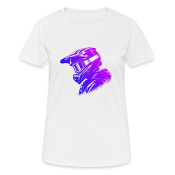 Cyclisme Cyclisme VTT Homme VTT - T-shirt respirant Femme - blanc - Devant - AI Model Female 172 dark (172cm)