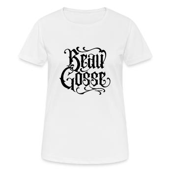 Stattlich - Frauen T-Shirt atmungsaktiv - Weiß - Vorne - AI Model Female 172 dark (172cm)