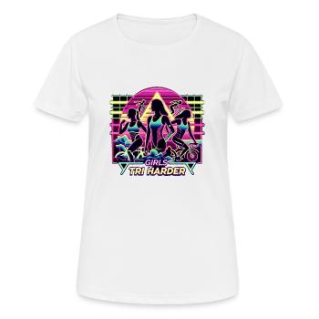 Filles Tri 11 - T-shirt respirant Femme - blanc - Devant - AI Model Female 172 dark (172cm)