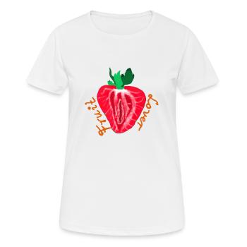 Amateur de fruits - T-shirt respirant Femme - blanc - Devant - AI Model Female 172 dark (172cm)