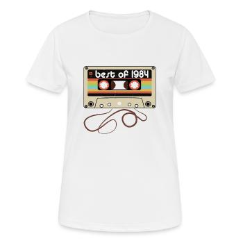 Legendärer Jahrgang 1984 - Frauen T-Shirt atmungsaktiv - Weiß - Vorne - AI Model Female 172 dark (172cm)