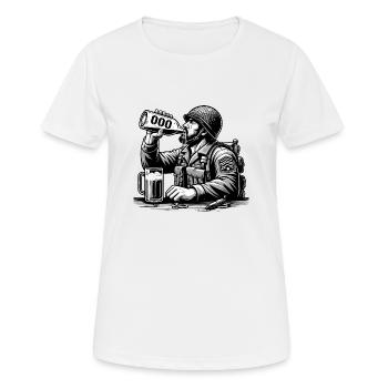 Disarmament of the Armed Forces - Women's Breathable T-Shirt - white - Front - AI Model Female 172 dark (172cm)