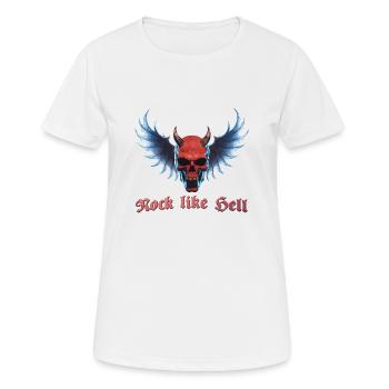 Wing Devil 2024 03 - T-shirt respirant Femme - blanc - Devant - AI Model Female 172 dark (172cm)
