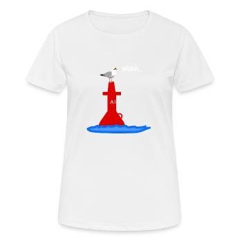 Sailor Seagull - Women's Breathable T-Shirt - white - Front - AI Model Female 172 dark (172cm)