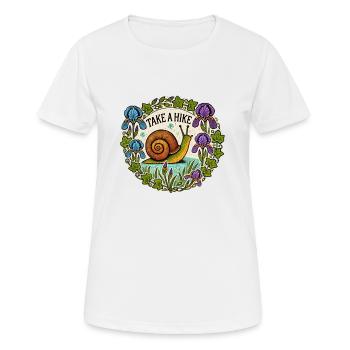 Take a Hike - Women's Breathable T-Shirt - white - Front - AI Model Female 172 dark (172cm)