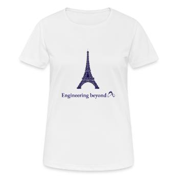 Engineering jenseits der Unendlichkeit - Architekten - Frauen T-Shirt atmungsaktiv - Weiß - Vorne - AI Model Female 172 dark (172cm)