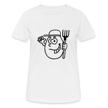 landei_a_112011_1c - Women's Breathable T-Shirt - white - Front - AI Model Female 172 dark (172cm)