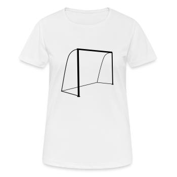 goal - Women's Breathable T-Shirt - white - Front - AI Model Female 172 dark (172cm)