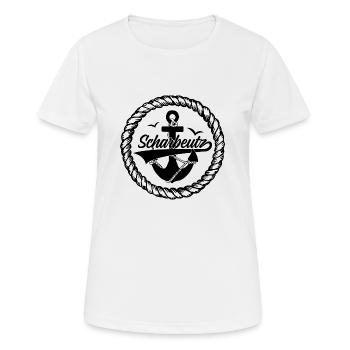 SCHARBEUTZ MER BALTIQUE CÔTE VACANCES - T-shirt respirant Femme - blanc - Devant - AI Model Female 172 dark (172cm)