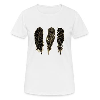 Stylo - T-shirt respirant Femme - blanc - Devant - AI Model Female 172 dark (172cm)