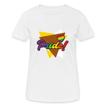 Gay pride - Women's Breathable T-Shirt - white - Front - AI Model Female 172 dark (172cm)