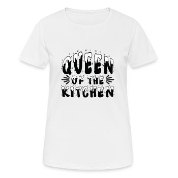 Queen Of The Kitchen - Women's Breathable T-Shirt - white - Front - AI Model Female 172 dark (172cm)