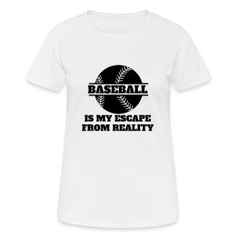 Jeu de baseball Cadeau de baseball Amateurs de baseball - T-shirt respirant Femme - blanc - Devant - AI Model Female 172 dark (172cm)