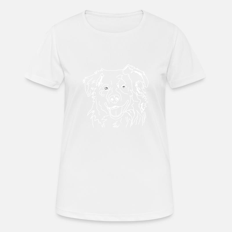Australian Shepherd - Women's Breathable T-Shirt - white