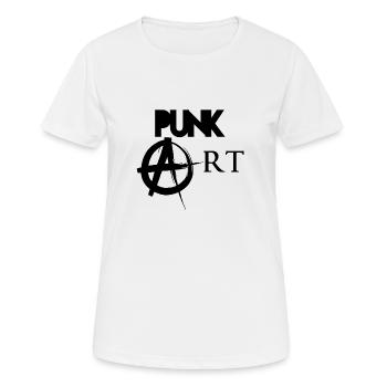 black Punk Art - T-shirt respirant Femme - blanc - Devant - AI Model Female 172 dark (172cm)