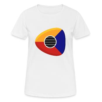 Guitar guitarist plecktrum gift guitarist - Women's Breathable T-Shirt - white - Front - AI Model Female 172 dark (172cm)